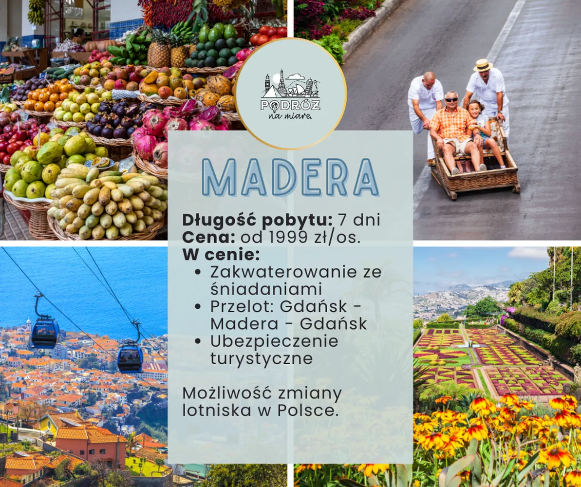 Wycieczki dla grup - Madera na wakacje