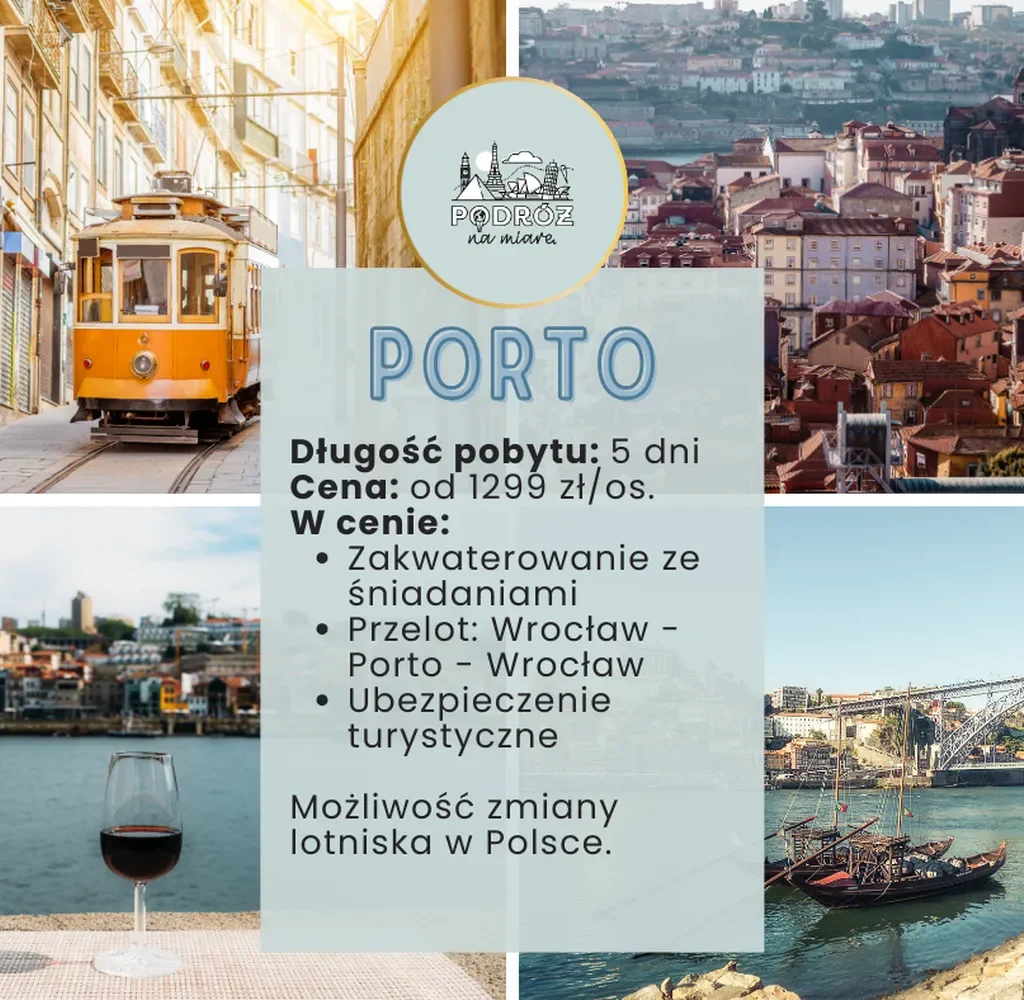 Wycieczki dla grup - Wyjazd do Porto
